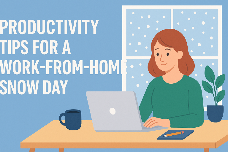 Productivity Tips for a Work-from-Home Snow Day
